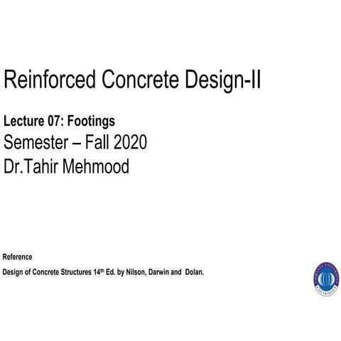 Lec 7 - Design of Wall footing-Introduction.PPT