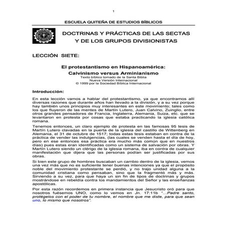 Power point el protestantismo | PPTX