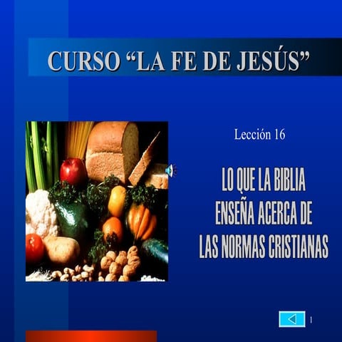La Fe de Jesús Lección16