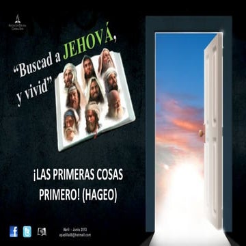 Leccion 10 II_2013 las primeras cosas primero