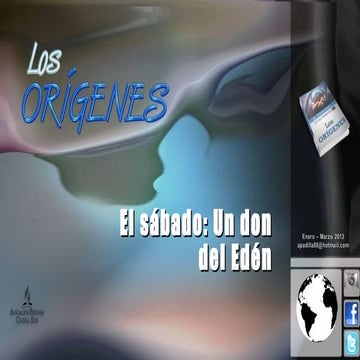 Leccion 11 I_2013 el sabado un don del eden