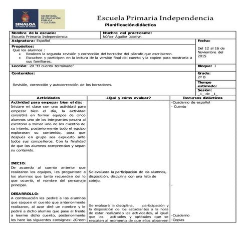 Leccion 20, bloque 1