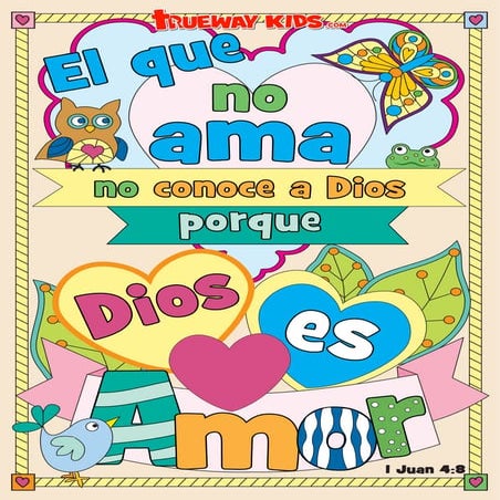Lección Bíblica para Niños: El Verdadero Amor de Dios y Cómo Mostrarlo ...