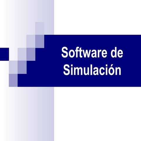 Software de simulación | PPT