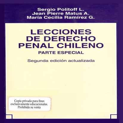 Lecciones de derecho penal parte especial  