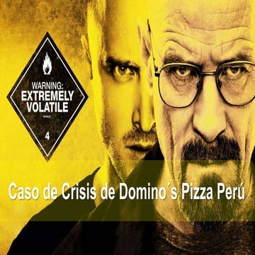 Lecciones de la crisis de domino´s pizza Perú