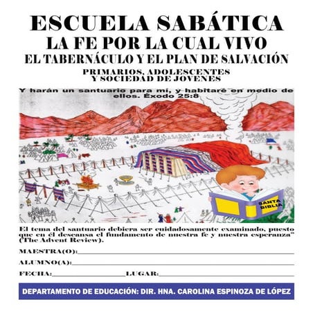 Leccion infantil de escuela sabatica el tabernaculo a imprimir 777 asociacion...