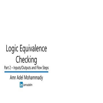 LEC.pptx lectrure on lec formal tool for vlsi | PPTX