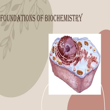 Comprehensive Overview of Cell Structure and Membrane Biochemistry | PPTX