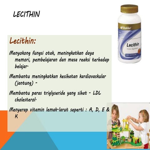 Kebaikan Lecithin dan Ostematrix Shaklee