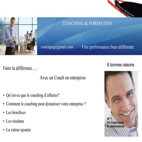 Le coaching en entreprises | PPT