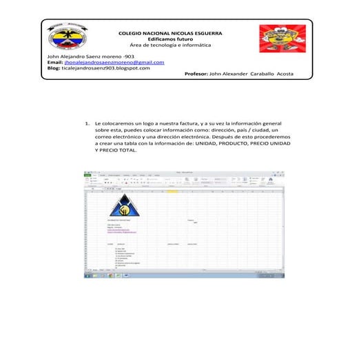 Le colocaremos un logo a nuestra factura