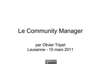 Le Community Manager