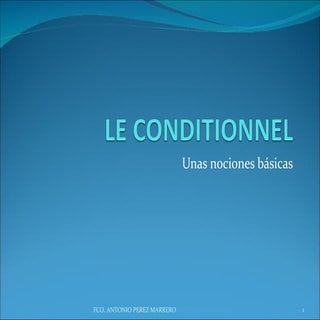 Le conditionnel