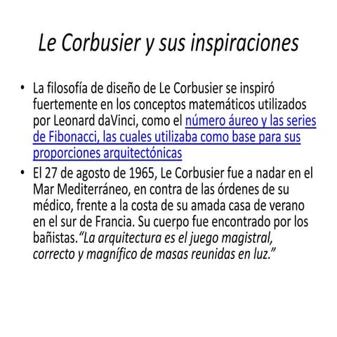 Le corbusier