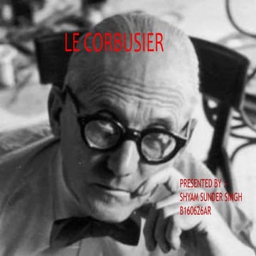 Le corbusier . ppt