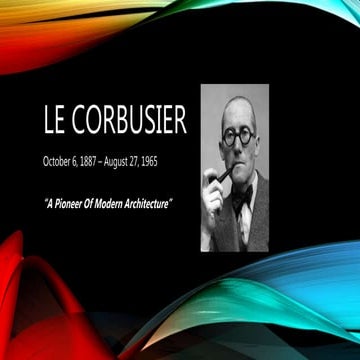 Le corbusier