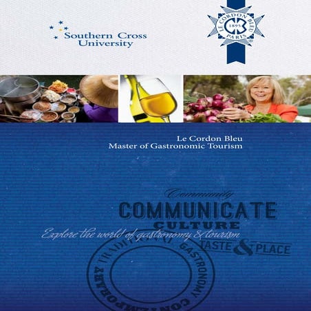 Le cordon bleu master of gastronomic tourism