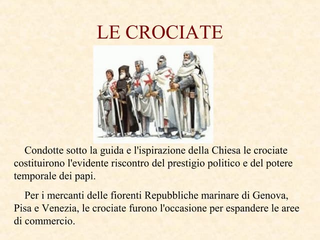 Le crociate