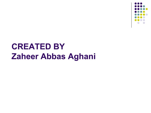 Lect 1-2 Zaheer Abbas