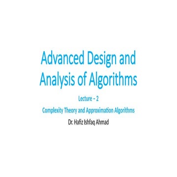 Approximation algorithms | PPTX