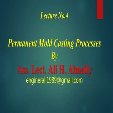  permanent mold casting 