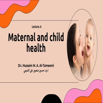 Lect.6 Maternal and child healthcar.pptx