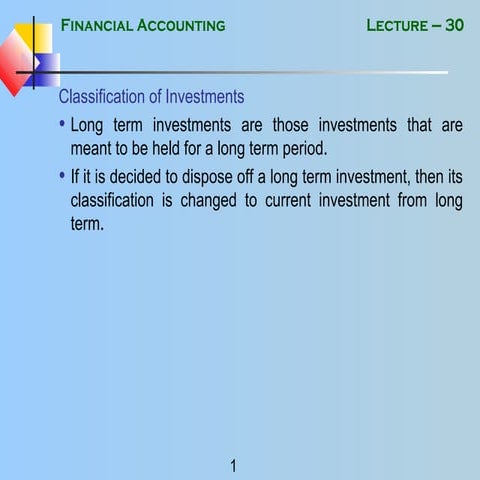 MGT101 - Financial Accounting- Lecture 30