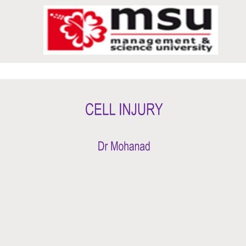 Lect 5- cell injury