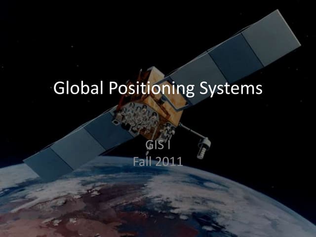 GPS - Fall 2011