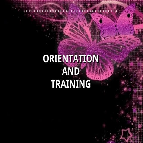 Orientation & Training | PPT
