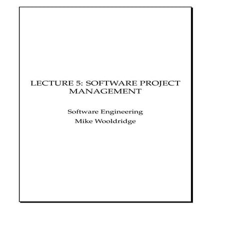 software project management