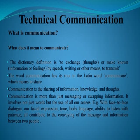 technical communications unit 1 notesby Sehran Rubani