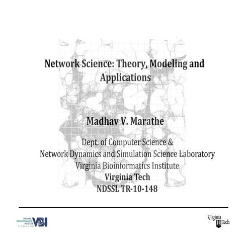 Network Science: Theory, Modeling and Applications
