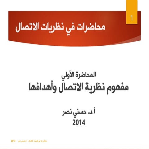 Media Theory Lect1 Fall 2014