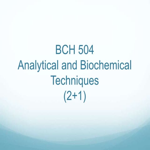 Lect 1 biochemiical