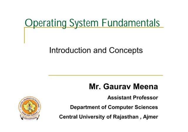 operating system