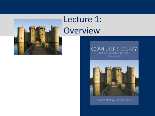 Network Security Topic 1 intro