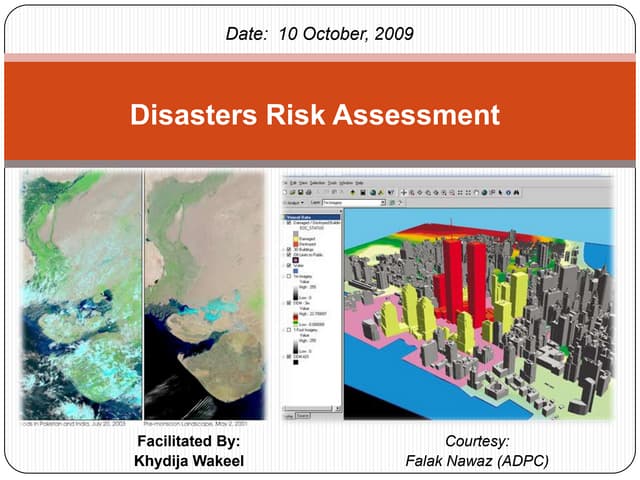 Disaster Risk Assessment Pptx