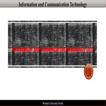 Comprehensive Overview of Computer Systems and ICT Fundamentals | PPTX
