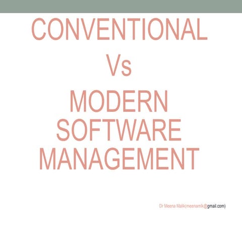 Lect3 conventional vs modern spm