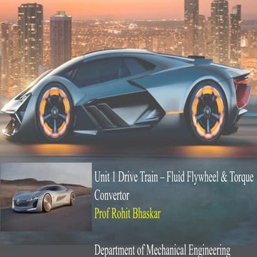 Lect 4 Unit 1 Drive Train Fluid Flywheel