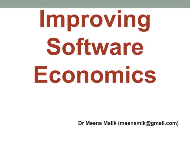 Lect5 improving software economics