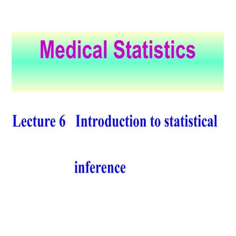 Lect 5 Introduction to statistical inference(1)_20181207.ppt