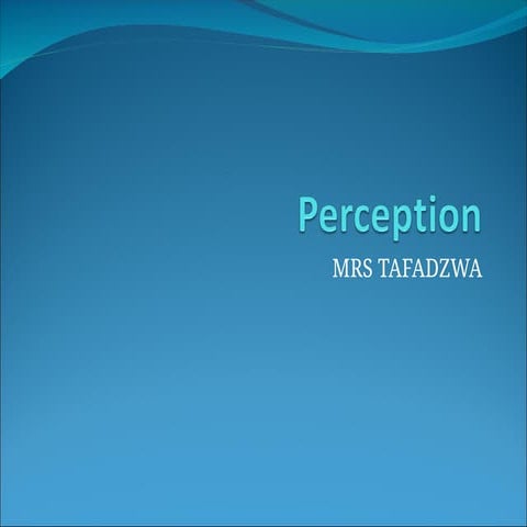 LECT 7B. Perception lecture.ppt.    ......