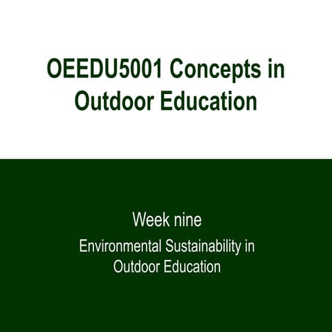 Lect 8 env sustainability in oe 2013