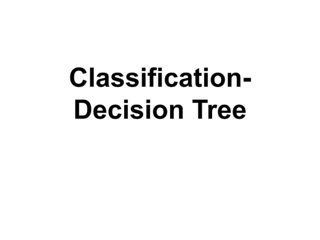 Lect9 Decision tree
