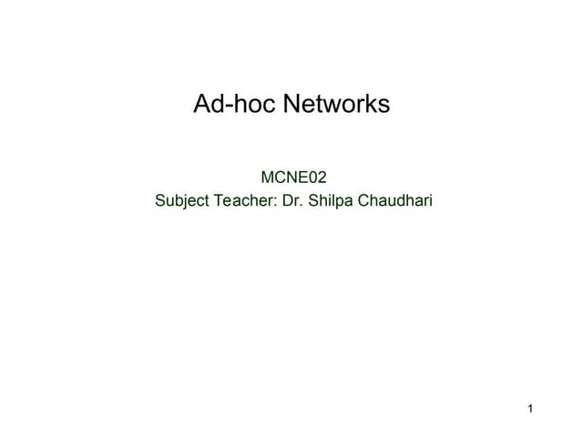 Lect_Intro-Unit-1-wirelessAdHocNetowrk.ppt