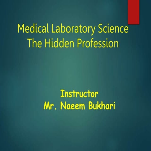 Medical Laboratory sciences