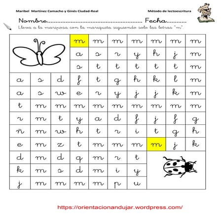 LECTOESCRITURA: M y S